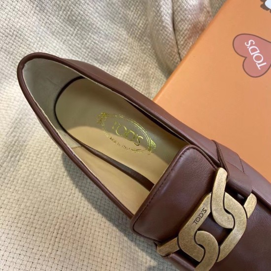 replica Tods Kate Pumps 60mm In Brown Leather UK