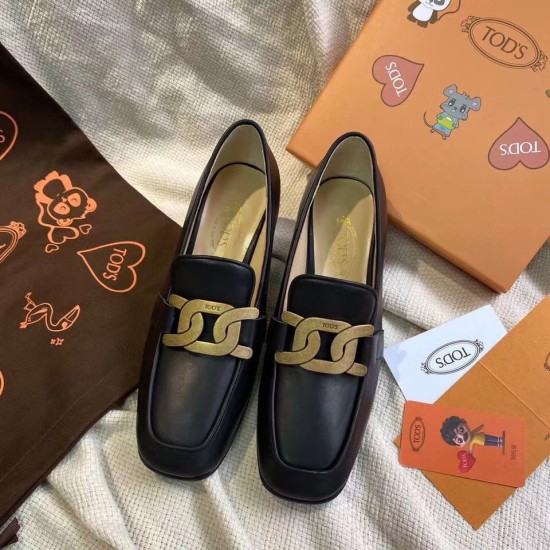 replica Tods Kate Pumps 60mm In Black Leather UK