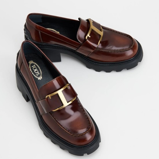 Replica Todsloafers In Brown Shiny Calfskin Uk - 2630 - Buddha Luxury