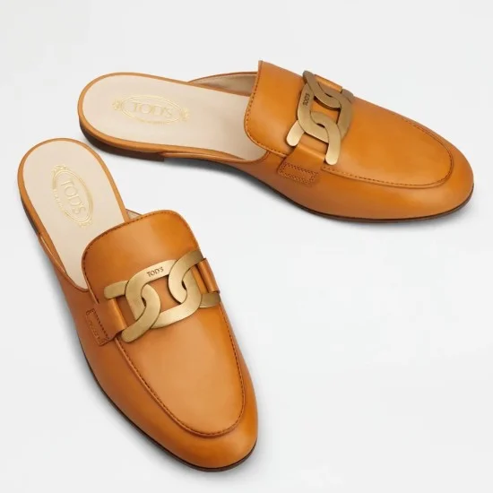 Replica Tods 2904 757 Buddha Luxury Replica Todsmules In Tan Smooth Calfskin Uk - 2904 - Buddha Luxury