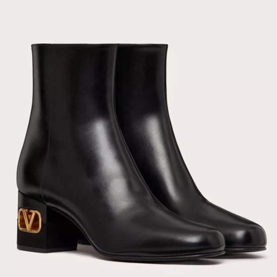 Replica Valentino 3042 V1070 Buddha Luxury Replica Valentino Heritage Ankle Boot 60Mm In Black Calfskin Leather Uk - 3042 - Buddha Luxury