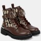 Replica Valentino Vlogo Signature Combat Boots In Black Toile Iconographe Uk - 3072 - Buddha Luxury