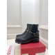 Replica Valentino Beatle Rockstud Boots 55Mm In Black Leather Uk - 3115 - Buddha Luxury