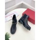 Replica Valentino Beatle Rockstud Boots 55Mm In Black Leather Uk - 3115 - Buddha Luxury