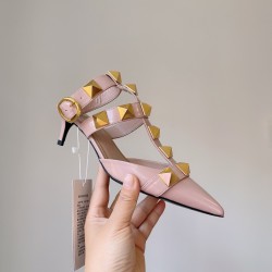 Valentino Roman Stud Pumps 40mm In Rose Cannelle Calfskin UK Valentino Roman Stud Pumps 40mm In Rose Cannelle Calfskin UK