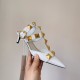 Replica Valentino 3310 V946 Buddha Luxury Replica Valentino Roman Stud Pumps 40Mm In White Calfskin Uk - 3310 - Buddha Luxury