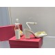 replica Valentino One Stud Pumps 90mm In White Patent Leather UK