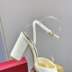 replica Valentino One Stud Pumps 90mm In White Patent Leather UK