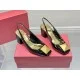 Replica Valentino One Stud Slingback Pumps 60Mm In Black Patent Leather Uk - 3314 - Buddha Luxury