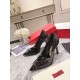 Replica Valentino One Stud Pumps 100Mm In Black Patent Calfskin Uk - 3324 - Buddha Luxury