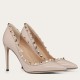 Replica Valentino Rockstud Pumps 100Mm In Poudre Patent Leather Uk - 3265 - Buddha Luxury