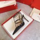 Replica Valentino 3271 V907 Buddha Luxury Replica Valentino Rockstud Ankle Strap Pumps 100Mm In Black Calfskin Uk - 3271 - Buddha Luxury
