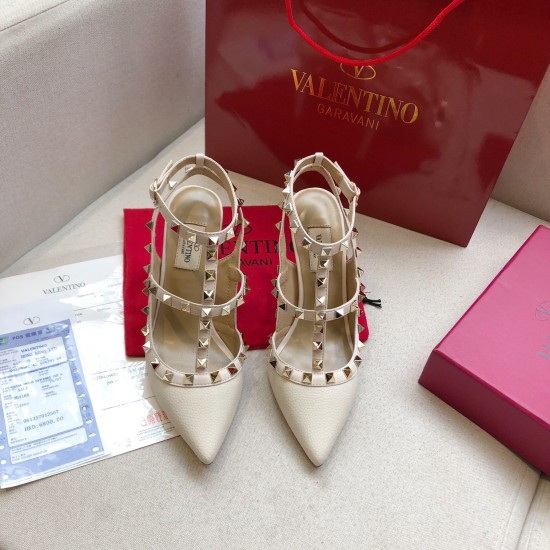 Replica Valentino Rockstud Ankle Strap Pumps 100mm In White Calfskin UK replica Valentino Rockstud Ankle Strap Pumps 100mm In White Calfskin UK