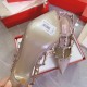 Replica Valentino 3277 V913 Buddha Luxury Replica Valentino Rockstud Caged Pumps 100Mm In Poudre Patent Leather Uk - 3277 - Buddha Luxury