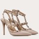 Replica Valentino 3277 V913 Buddha Luxury Replica Valentino Rockstud Caged Pumps 100Mm In Poudre Patent Leather Uk - 3277 - Buddha Luxury