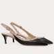 Replica Valentino 3283 V919 Buddha Luxury Replica Valentino Rockstud Slingback Pumps 50Mm In Black Patent Leather Uk - 3283 - Buddha Luxury