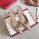 Replica Valentino 3284 V920 Buddha Luxury Replica Valentino Rockstud Slingback Pumps 50Mm In Poudre Patent Leather Uk - 3284 - Buddha Luxury