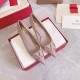 Replica Valentino 3291 V927 Buddha Luxury Replica Valentino Vlogo Pumps 80Mm In Poudre Calfskin Uk - 3291 - Buddha Luxury