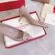 Replica Valentino 3291 V927 Buddha Luxury Replica Valentino Vlogo Pumps 80Mm In Poudre Calfskin Uk - 3291 - Buddha Luxury