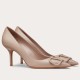 Replica Valentino 3291 V927 Buddha Luxury Replica Valentino Vlogo Pumps 80Mm In Poudre Calfskin Uk - 3291 - Buddha Luxury