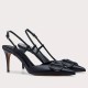 Replica Valentino Vlogo Slingback Pumps 80mm In Black Calfskin UK replica Valentino Vlogo Slingback Pumps 80mm In Black Calfskin UK