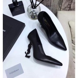 Saint Laurent Opyum 110 Pumps In Lambskin With Black Heel Uk Saint Laurent Opyum 110 Pumps In Lambskin With Black Heel Uk