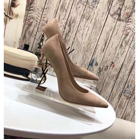 Replica Saint Laurent Opyum 110 Pumps In Suede with Gold Heel UK replica Saint Laurent Opyum 110 Pumps In Suede with Gold Heel UK