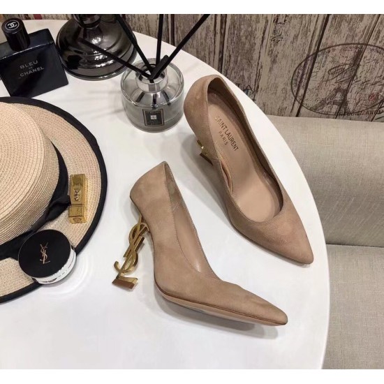 Replica Saint Laurent Opyum 110 Pumps In Suede with Gold Heel UK replica Saint Laurent Opyum 110 Pumps In Suede with Gold Heel UK