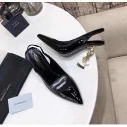 Saint Laurent Opyum Slingback Pumps 110Mm With Gold Heel Uk Saint Laurent Opyum Slingback Pumps 110Mm With Gold Heel Uk