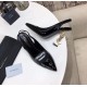replica Saint Laurent Opyum Slingback Pumps 110mm With Gold Heel UK