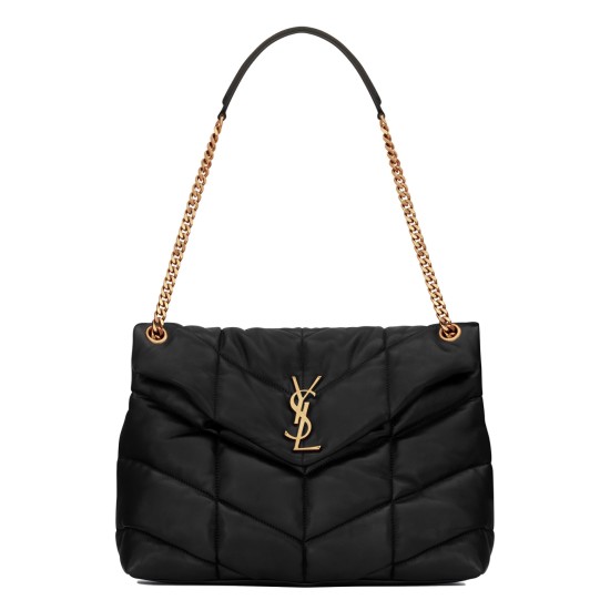 Replica Ysl 12075 YFR#11937 Buddha Luxury Replica Puffer Medium In Nappa Leather With Light Bronze Brass Hardware Uk - 12075 - Buddha Luxury