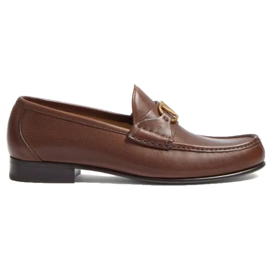 Replica Valentino 11278 VFR#14433 Buddha Luxury Replica Vlogo Signature Buffalo Loafers In Brown - Vl195 Uk - 11278 - Buddha Luxury