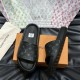 replica LV WATERFRONT MULES IN BLACK - LVS81 UK