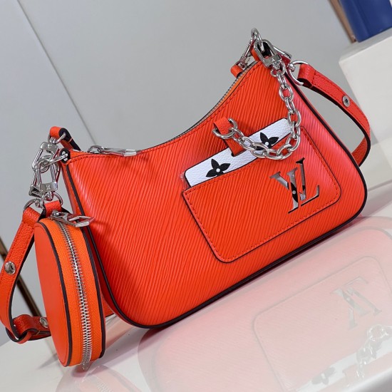 Replica Marellini Epi Leather Bag In Orange M22736 Uk - 14011 - Buddha Luxury