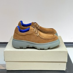 NUBUCK CREEPER SHOES IN BROWN - BBR121 UK NUBUCK CREEPER SHOES IN BROWN - BBR121 UK