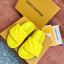 POOL PILLOW COMFORT SLIDES IN YELLOW - LVS64 UK POOL PILLOW COMFORT SLIDES IN YELLOW - LVS64 UK