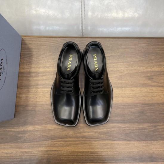 replica FENDER LACE-UP SHOES BLACK LEATHER - PD150 UK
