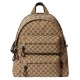 replica MEDIUM BACKPACK WITH LOGO BEIGE AND EBONY ORIGINAL GG CANVAS UK
