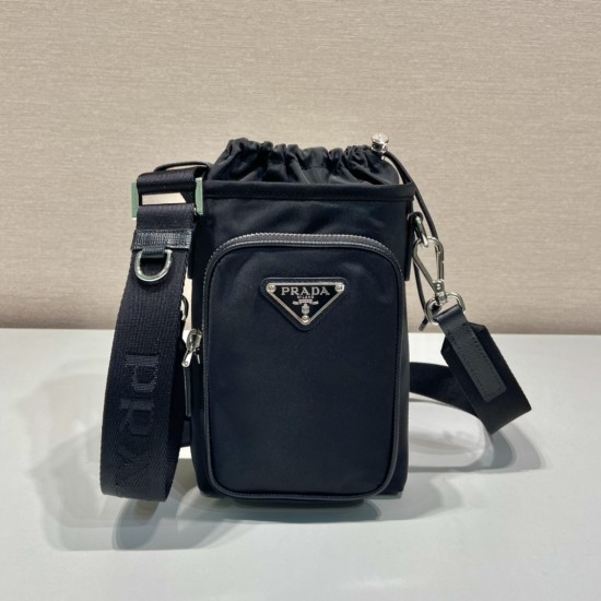 Replica Prada 15885 PFR#9438 Buddha Luxury Replica Re-Nylon Smartphone Case Black Uk - 15885 - Buddha Luxury