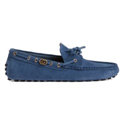 MEN'S DRIVER WITH INTERLOCKING G IN BLUE - GC416 UK
