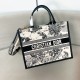Replica Medium Book Tote Latte Multicolor Zodiac Embroidery And Black Calfskin Uk - 13247 - Buddha Luxury