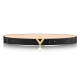 replica BLACK EPI LEATHER ESSENTIAL V BELT - B91 UK