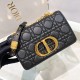 Replica Dior 13293 DFR#12162 Buddha Luxury Replica Small Caro Bag Black Supple Cannage Calfskin Uk - 13293 - Buddha Luxury