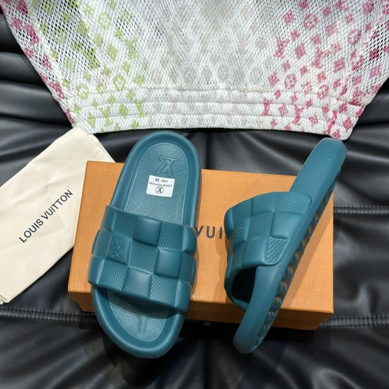 replica WATERFRONT MULES IN GREEN - LVS80 UK