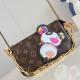 Replica Takashi Murakami Pochette Accessoires Brown Monogram Canvas M13440 Uk - 13659 - Buddha Luxury