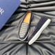 Replica GRANVILLE LOAFERS NAVY BLUE SUEDE WITH BEIGE AND BLACK OBLIQUE JACQUARD - CD218 UK replica GRANVILLE LOAFERS NAVY BLUE SUEDE WITH BEIGE AND BLACK OBLIQUE JACQUARD - CD218 UK