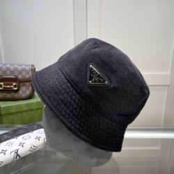 Re-Nylon Denim Bucket Hat In Black Uk Re-Nylon Denim Bucket Hat In Black Uk