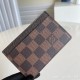 replica M61733 CARD HOLDER DAMIER EBENE IN TOILE CANVAS UK