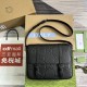 Replica Gucci 15286 GFR#9298 Buddha Luxury Replica Jumbo Gg Medium Messenger Bag Black Leather Uk - 15286 - Buddha Luxury