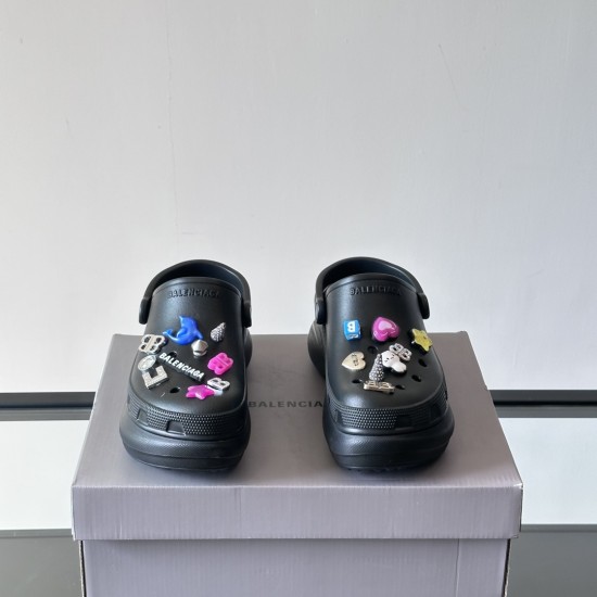 replica CROCS MULE JIBBITZ IN BLACK - BBS27 UK